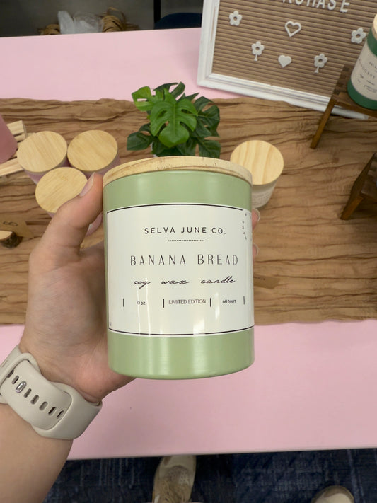 Banana Nut Bread – 10 oz Soy Candle