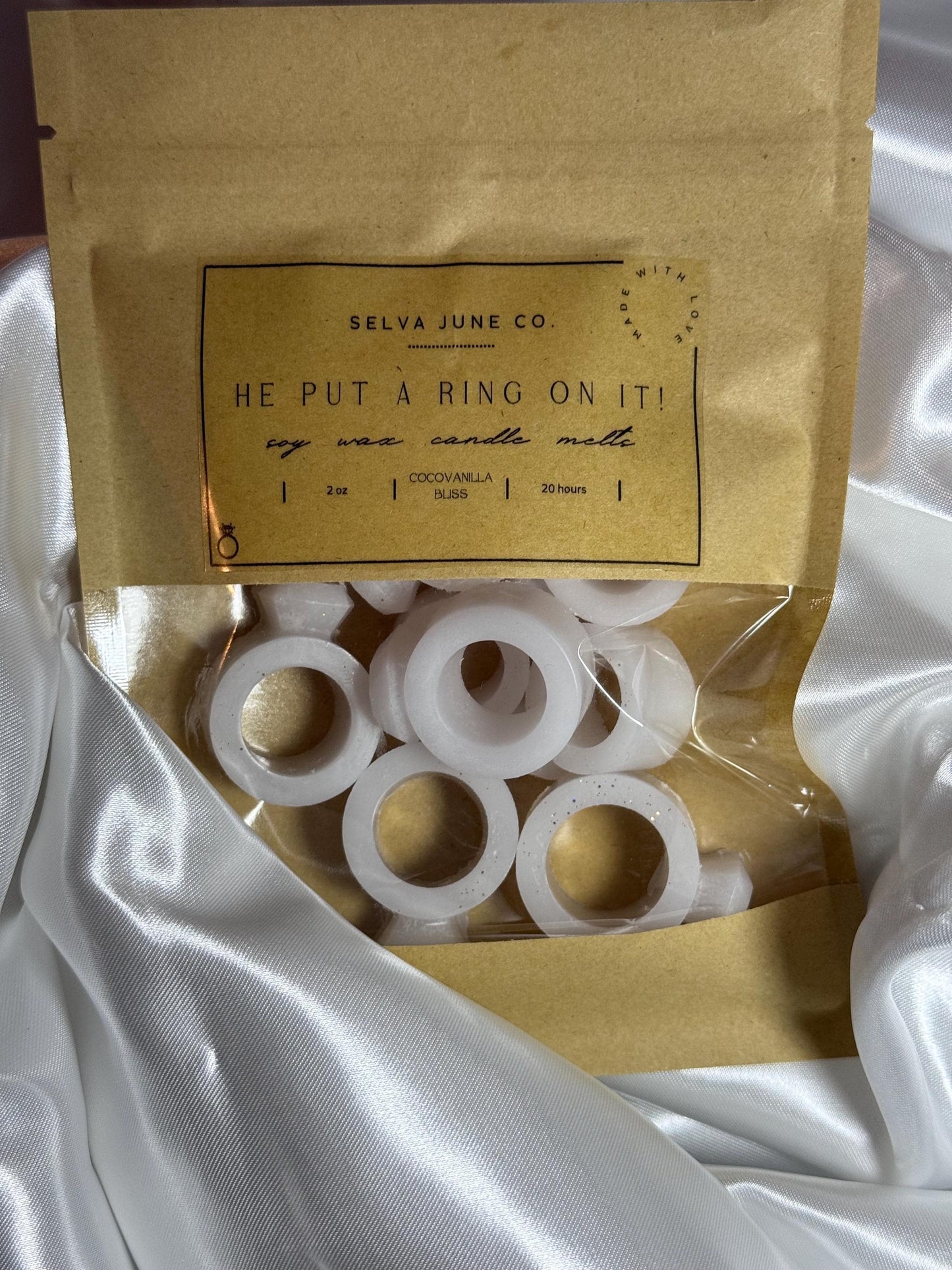 Engagement Ring Wax Melts- He Put a Ring On It