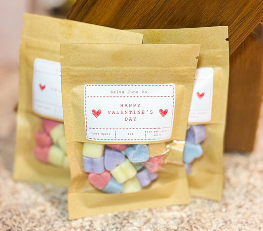 Mini Candy Heart Wax Melts